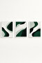 White Wooden Framed Minimalist Triple Painting Huhu204 - Triple Painting Set White Frame