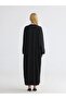 Crew Neck Oversize Crepe Women's Robe (S6) - 4