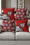Digital Printed Soft Textured 4-Piece Throw Pillow Cover Set Krl0140