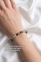 Natural Stone Faceted Cut Bracelets Orange Agate Green Blue Agate Needle Agate Blue Black Agate Red Agate Mixed Chakra Agate Aquamarine Stone - 3