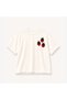 Girl's Strawberry Embroidered T-Shirt