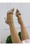 Beige Satin (Cecily) Pearl Detail Women's Stiletto - 6