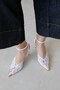 Jemima Women's Lace Heeled Shoes White - 2