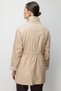 Kapak Pocketed Mock Neck Trench Coat - 2