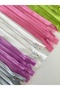 10 Pieces, 5 Pastel Colors, 18 cm Classic Zipper for Bags, Wallets, Pants, Hobby Projects - 3