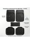 70 * 50cm 5 Pcs Set Car Floor Mats, Premium Rubber Anti-Slip Waterproof Car Mats (Black) - 5