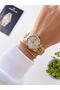 Steel Cord 30 Mt Water Resistant Special Design Women Wrist Watch + Bracelet Vs.Blkt.1026 - 3