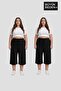Plus Size Women's Double Set Capri Shorts Comfortable Fit 3Xl-6Xl Spr26Bsrk591+2