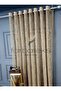 Mink Beige Glassy Rustic Tulle Curtain Eyelet Curtain Rustic Tulle Curtain - 3