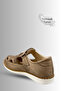 Children's Sandals - Velcro Suede Soft Sole Boys' Sandals Sand - 7