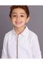 Boys White Oxford Shirt - 4