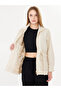 Women's Mock Neck Belt Piece Medium Length Trench Coat Glori - 3