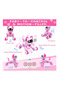 Cat robot with remote control and programmable training function, GHEMOTOC®, interactive, sings, dances, walks, lights - 4