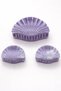 Seashell Design Hair Clip – Large Size Hairpin with Pink Effect, Strong Hold Stylish Accessory for Women & Young Girls - 2