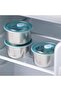 Stainless Steel Food Storage Container Round Lunch Box Microwave Safe Fresh Keeping Bowl - 3