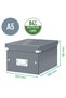 SMALL BLACK STORAGE BOX CLICK&STORE - 2