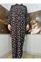 100% Cotton Viscose Belted Waist Collared Long Sleeve Buttoned Long Dress, Hijab Dress - 2