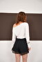 Lace Detailed Shorts - Black |   D2995 - 5
