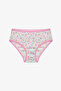 Girl's Cotton Everyday Popflower 5-pack Brief - Pink - 5