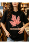 تي شيرتات نسائية من Maple Leaf Memories بتصميم صيفي كاجوال كبير الحجم - 2