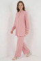 Women's Long Sleeve Viscose Pink Double Set - 2