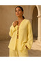 Aria V-Neck 100% Cotton Muslin Kimono Blouse - 2