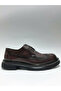 Genuine Leather Moliere Model Brown Lightweight Lace-Up Thick Sole Men's Shoes