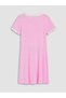 Vizyon New Season Crew Neck Printed Girls' Dress - 2