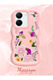 Vivo Y27S Compatible Case Camera Protector Pink Silicone Couple Phone Case Floral Pattern - 2