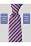 Light Blue Tie with Red Stripes – 8 cm Wide - 3