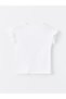 Lcw Baby Ecru Crew Neck Baby Girl Pajama Set with Shorts - 4