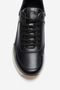 Men's Daily Comfortable Sole Lace-Up Casual Shoes Real Leather 244110/3 Black - 2
