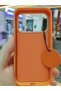 iPhone 17 Pro Carbon Soft Material Inner Carbon Silicone Orange Cover - 2