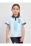 Kids Football Inspired Argentina Print Jersey T-Shirt and Shorts Set - 8