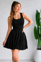 New Season Women's Strappy Round Neck Ruffled Short Sandy Dress - 2