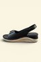 Woman - girl - anatomical comfort casual daily sandal model - black - 3