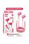 Wired Stereo Earbuds with Microphone, 3.5mm Audio Jack, Multi Color - 4