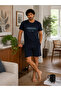 Men's Short Sleeve Shorts 100% Cotton Pajama Set - 2