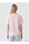 Pink Mickey Mouse Printed Women's T-Shirt - 3
