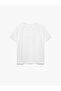 Comfortable Fit Short Sleeve Crew Neck Printed Sports T-Shirt - 5
