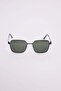 Unisex Square Black Framed Uv 400 Protection Sunglasses