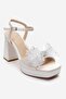 Marisol Women's Heeled Shoes with Stone Bow - 3