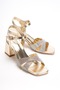Dora Stone Printed Heeled Shoes - 3