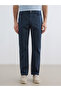 Indigo regular fit gabardine men's chino pants from gülis clothing - 2