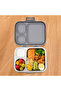Premium Stainless Steel Bento Lunch Box w/ Silicon Lid, Grey - 4