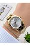 2-Year Warranty Steel Cord 3 Atm Water Resistant Women Wristwatch+Bracelet F.G.14494.12