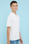 Textured Polo T-Shirt with Short Sleeves - 5