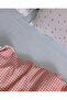 Zelie Double 100% Cotton Ranforce Printed Sheet and Duvet Cover Set - Red - 7