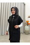 Trend Cotton Tencel Vest Suit Black - 4