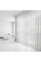 ستارة تول مطرزة بنمط دمشقي مطرز 1:3 بكسرات ضيقة - ستارة تول مطرزة بدون الحاجة للكي - لون إكرو - 3
